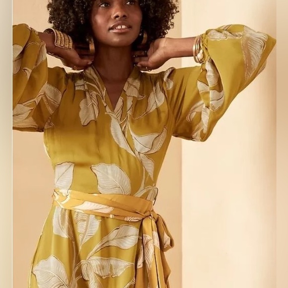 Banana Republic Ruffle Wrap Mini Dress - Picture 3 of 5